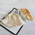 thumbnail image 3 of Chapeau de Soleil Pliable pour Femmes Chapeau de Pêcheur Rétro Tissé pour Fête, 3 of 6