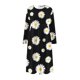 thumbnail image 4 of Vestido de jersey con cuello redondo y bolsillo de manga larga estampado a la moda para mujer Fridja yut1472, 4 of 5