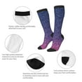 thumbnail image 3 of Sigee Violet Glitter for Socks for Men Women Socks Stocking Compression Socks, 3 of 6