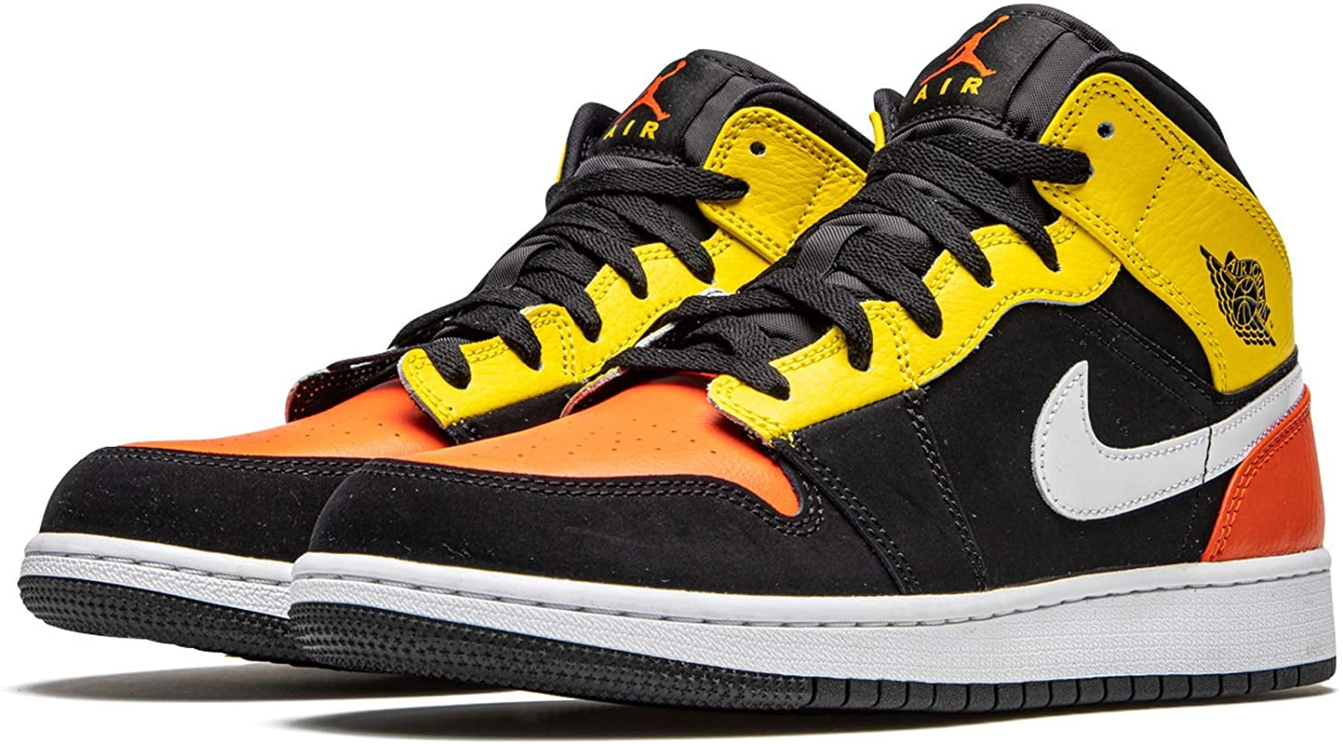 jordan 1 orange yellow black