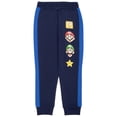 thumbnail image 6 of Nintendo Super Mario Bros Boys Matching Sets Pullover Hoodie and Jogger Fleece Set 2 Piece Bundle Outfit Mario and Luigi Graphic Print Sweat Set for Kids and Toddler (Size 3T-12), 6 of 8