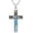 Mountain Cross, variant on Mountain Necklace for Women 925 Sterling Silver Faith of a Mustard Seed Necklace Faith Necklace Nature Necklace Turquoise Jewelry Gift for Skiers, Hikers, Campers, Climbers and Nature Lovers Birthday