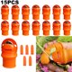 thumbnail image 5 of 15 Uds. Tijeras para Cosechar Verduras Pulgar Protector Dedos Metal Uñas (M), 5 of 7