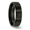 thumbnail image 4 of Titanium Black 6mm Band Ring Wedding, 4 of 10