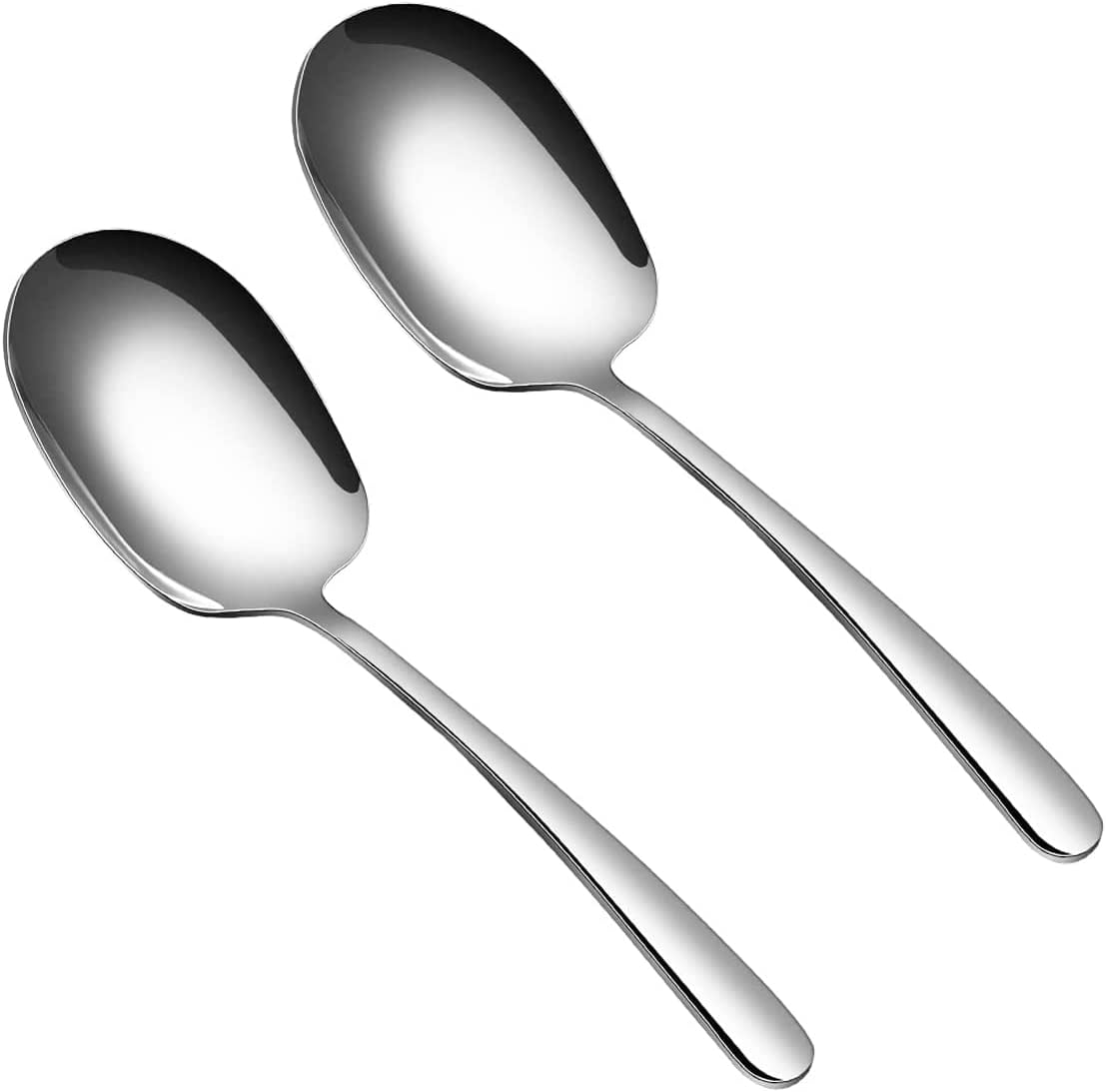 Serving spoon made of stainless steel. Large Spoon Serving Spoon