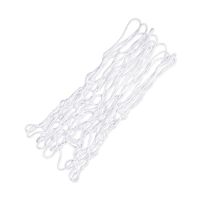 WRISTBIQUE Basketball Net White Braided Polyester for Sports Standard Size Durable Material