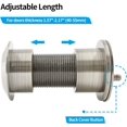 thumbnail image 4 of Stainless Steel Door Viewer, 220-Degree Wide Angle, Security Peep Hole with Privacy Cover, 4 of 5