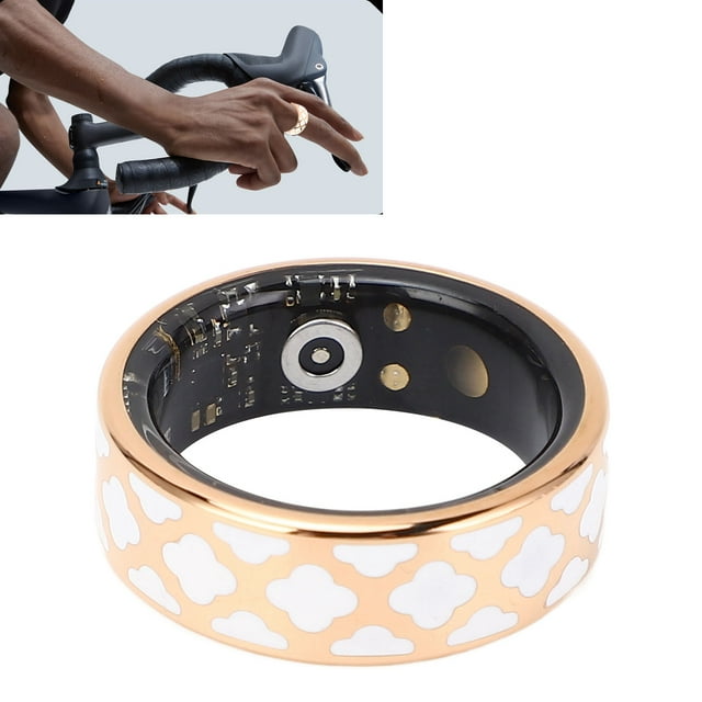 Smart Ring, Exercise Monitoring 18mAh App Compatible Smart Ring Health Tracker for Men Women Size 7,Size 8,Size 9,Size 10,Size 11,Size 12,Size 13