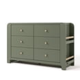 thumbnail image 3 of Graco Read-with-Me 6 Drawer Chest with Bookshelves, Olive with Driftwood, 3 of 13