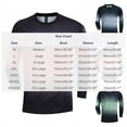 thumbnail image 3 of Gamivast Men's Ombre Graphic Long Sleeve T Shirts Crew Neck Running Tops Breathable Mesh Dot Texture Athletic Gym Workout Quick Dry Sport Tees, 3 of 7