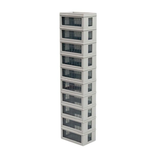 Edificios de maquetas de trenes Escala N Sin pintar 1/150 Modelo de trenes Edificio comercial 5x32x203 cm
