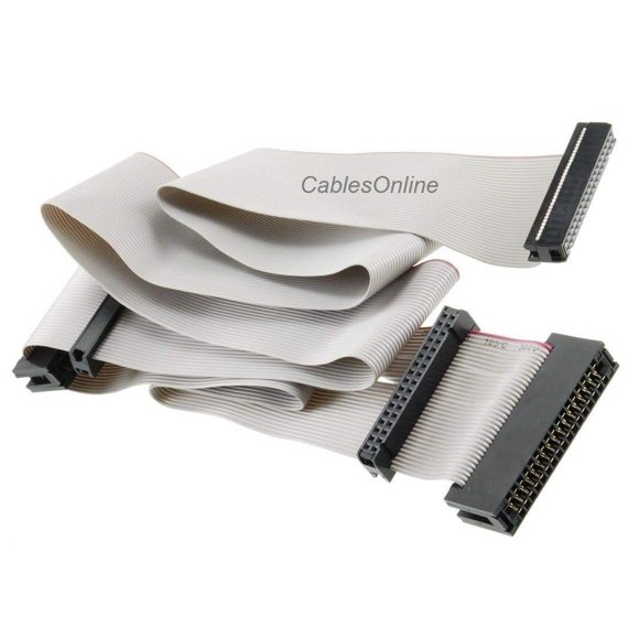 Cablesonline Cable De Cinta Universal Para Unidad De Disquete De 36 Pulgadas Para Unidades De 3,5 O 5,25 Pulgadas (Ff-002)