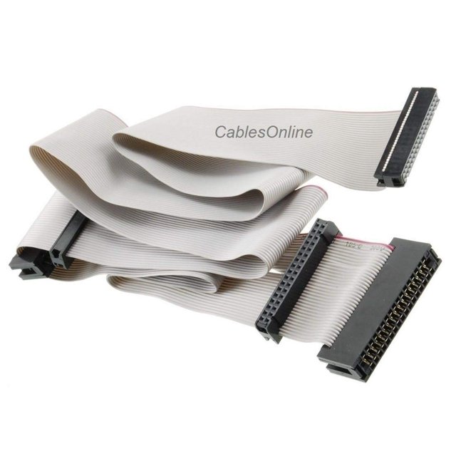 Cablesonline Cable De Cinta Universal Para Unidad De Disquete De 36 Pulgadas Para Unidades De 3,5 O 5,25 Pulgadas (Ff-002)