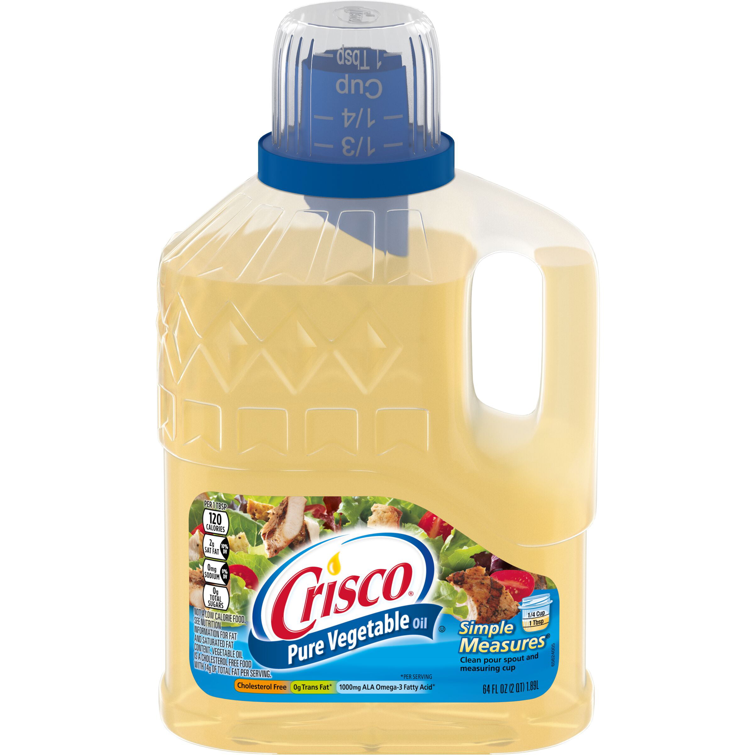 Crisco Pure Vegetable Oil, 64-Fluid Ounce - Walmart.com - Walmart.com