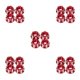 thumbnail image 3 of Vogacara Tuercas de brida RC de 4 piezas, accesorios de actualización de ajuste automático simples profesionales, Kit de ajuste modificado, reemplazo Type2 NO2 Vogacara CBP197965, 3 of 4