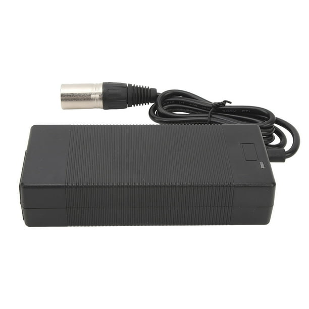 Cargador De Batería Para Bicicleta Eléctrica, Carga Rápida, Conector Macho AC XLR, 42V, 2A, Protección Inteligente Para Diferentes Dispositivos