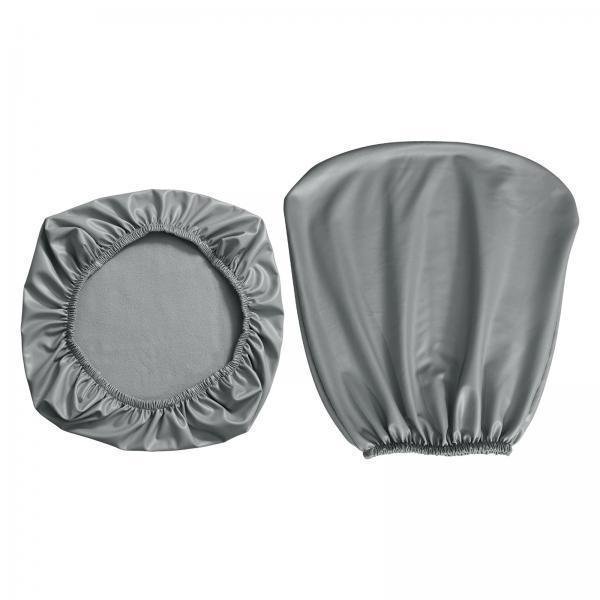 5 Fundas Para Sillas De Oficina, Fundas Para Sillones, Elásticas Y Extraíbles, Para Oficinas, Hoteles, Color Gris