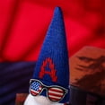 thumbnail image 4 of Patriotic USA Gnomes Set of 3, Handmade USA Swedish Tomte 4th of July Gnomes Plush, Fourth of July Ornament for Home, Folklore Gnome Kitchen Tiered Tray Decoration, 4 of 8