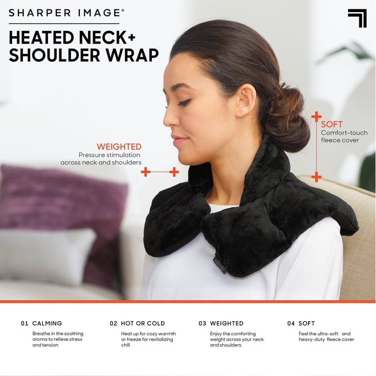 Herbal Concepts Lavender Neck Wrap - Microwaveable Heat Pack For Pain Relief & Stress