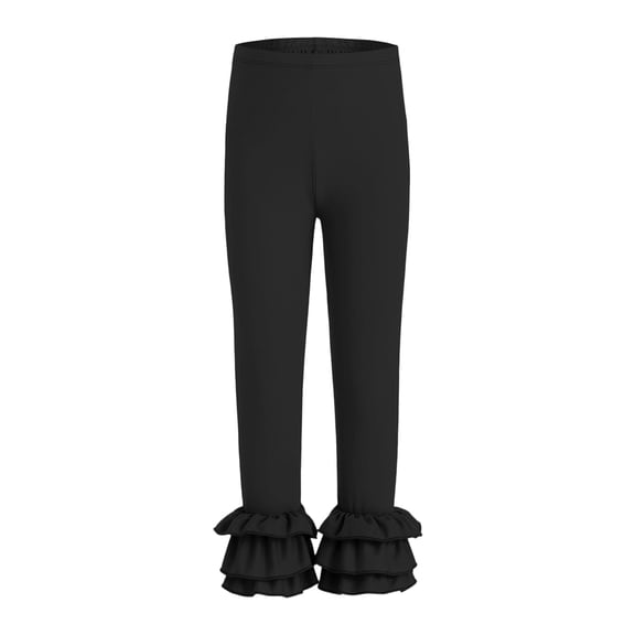 JFOPQVSM Girls Sweet High Elasticity Tight Fitting Girls' Leggings A Must Have for Home and School (3-12Y)