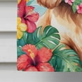 thumbnail image 4 of Cocker Spaniel Luau House Flag, 4 of 5