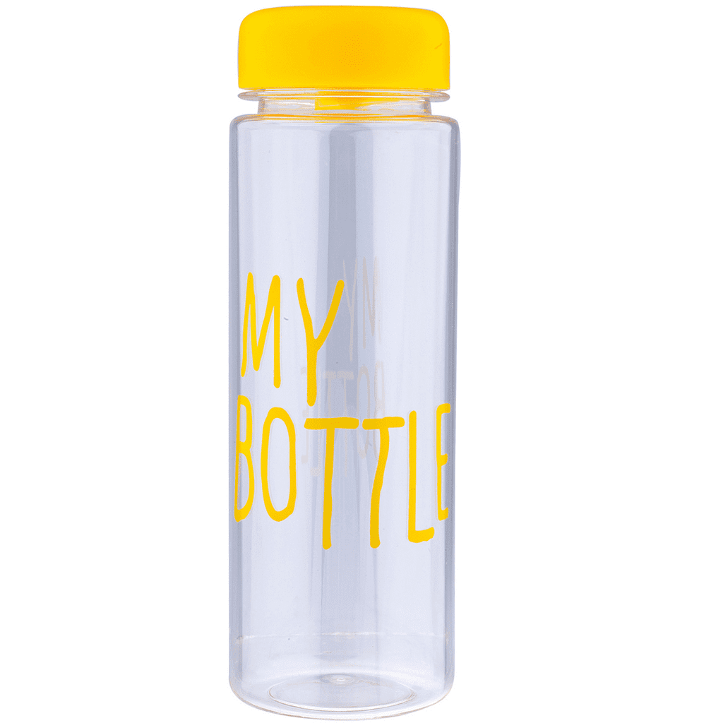 clear plastic water bottles