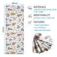 thumbnail image 2 of White Princess Castle Pattern Hot Yoga Mat Towel Non Slip for Hot Yoga - Quick-Drying Yoga Mat Cover with 4 Corner Pockets with Travel Bag - Hot Yoga Towel Non Slip 70"x26", 2 of 6