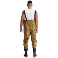 thumbnail image 2 of Eandarui Fishing Chest Waders with Waterproof Boots PVC Bootfoot Waders Hunting Fishing for Men Women Yellow 41, 2 of 3