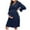 Navy, variant on HSMQHJWE Floral Lace Maternity Maxi Dress Ruffle Bell Sleeves Crew Neck Elegant Chif-fon Evening Gown for Shower Wedding