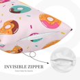 thumbnail image 5 of Bixox Donut Printed Pillow Protector,Super Soft Ideal for Home,Guests,Rentals - 16"x24", 5 of 8