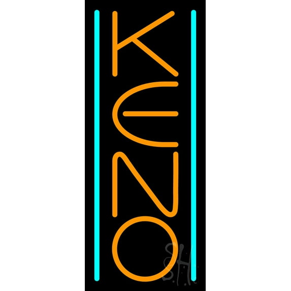 Keno 2 LED Neon Sign 15 x 6 - inches, Black Square Cut Acrylic Backing, with Dimmer - Bright and Premium built indoor LED Neon Sign for wall décor, arcarde, and storefront.