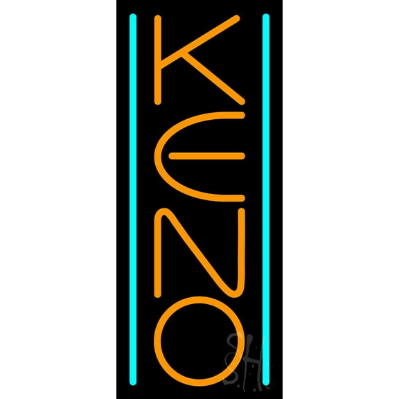 Keno 2 LED Neon Sign 10 x 24 - inches, Black Square Cut Acrylic Backing, with Dimmer - Bright and Premium built indoor LED Neon Sign for wall décor, arcarde, and storefront.