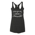 thumbnail image 3 of Wild Bobby, White Senoritas Funny Cinco de Mayo Cinco De Mayo Tri-Blend Racerback Tank Top, Vintage Black, Medium, 3 of 5