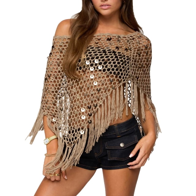 Ropa de playa de punto ligero Argeousgor para mujer