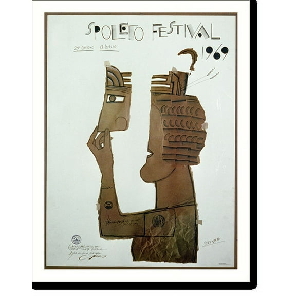Historic Print, Spoleto Festival 1969, 16" x 20"