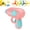 Pink, variant on Cat Fetch Toy, Cat Toy Disc Launcher, With Colorful Flying Propellers Set, Interactive Flying Cats Toy With Flying Propellers, Kitten Tracks Toy Cat Playing Tracking Interactive Toys