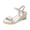 A-White, variant on Women's Espadrilles Sandals Closed Toe Wedge 2026 Open Toe Low Heels Canvas Dressy Summer Platform Wedge Casual Summer Beach Shoes D-Black Size 9