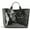 Black, variant on PVC Tote Bag Women's Letters Print Tote Bag Large Kraft Paper Tote Bag Carry All Bag Top Handle Clear Hobo Handbag