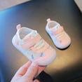 thumbnail image 1 of Zapatos de bebé de primavera y otoño, zapatos de suela suave para niños de 1 a 2 años, zapatos de malla para niños y niñas, zapatos blancos para hombres, 1 of 6