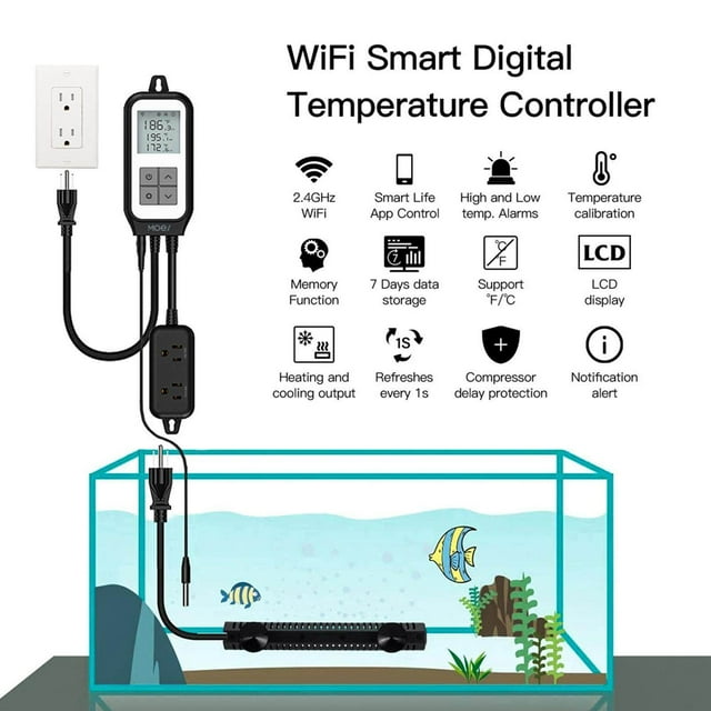 kurtrusly WiFi Thermostat Chauffage Sortie APP Control