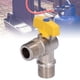 thumbnail image 5 of Válvula de gas natural mano de obra exquisita Resistencia a la corrosión Válvula de ángulo de cierre para el hogar para gas de carbón para gas natural Amonsee Otros, 5 of 8