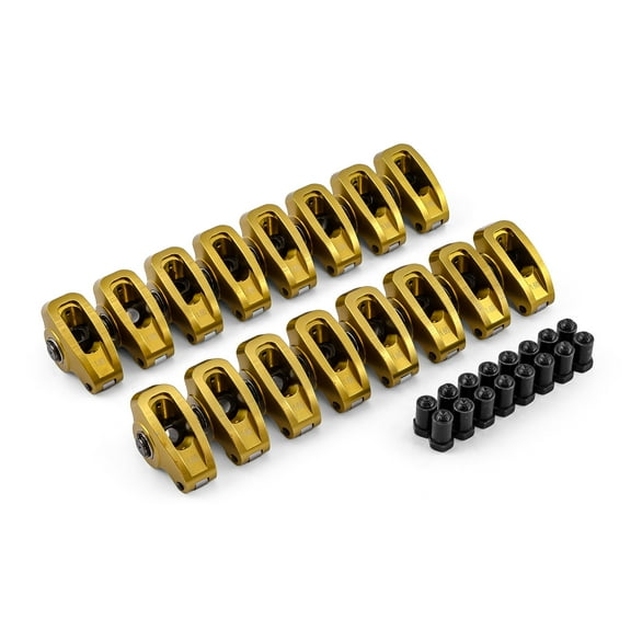 Speedmaster PCE261.1016.01 Compatible with Ford SB 289 302 351 Windsor 1.6 3/8" Aluminum Roller Rocker Arms Set