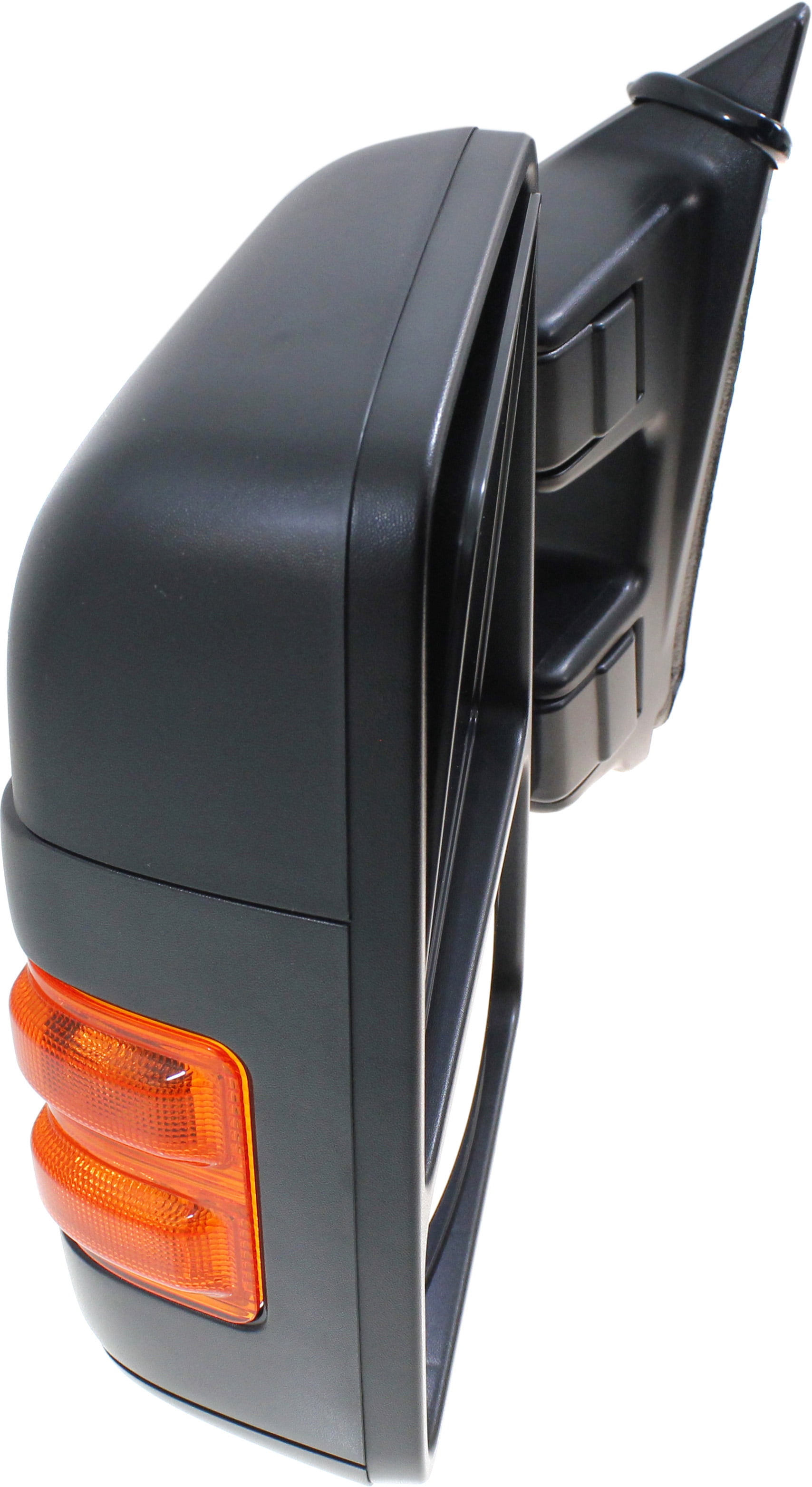 Towing Mirror Compatible With 2010-2012 Ford F-250 Super Duty F-350 Left Driver Side Heated w/ Blind Spot Corner Glass In-housing Signal Light Textured Black Kool-Vue