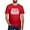 Red, variant on CafePress - Football Is Importanter T Shirt - Men's Fitted T-Shirt
