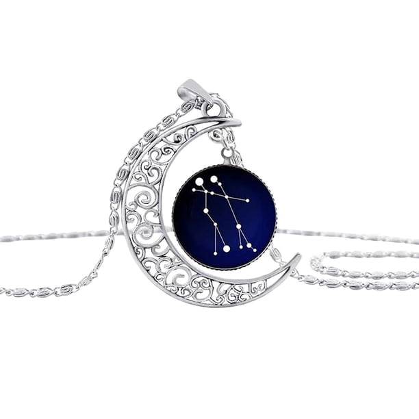 Amantes de la moda Universo 12 Constelación Luna Collar Tiempo Colgante Collar Wmkox8yi sjalhkljlk5778