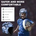 thumbnail image 6 of TUOY Football Helmet Multi-Color Soft Helmet Flag Football Rugby Soft Shell Helmet Soccer Headgear Protection for Youth Adults, 6 of 7