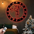 thumbnail image 5 of C-CRAFT Custom Funny Reindeer Christmas LED Metal Sign, Unique Wall Art for Living Room Wall Decor, 5 of 5