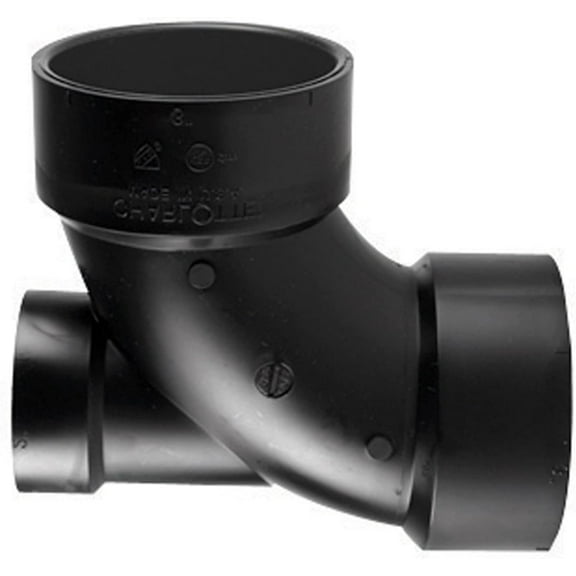 Elbow inlet Abs 3x3x2