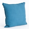 thumbnail image 7 of SARO 13049.RO20S 20 in. Square Fringed Design Linen Down Filled Pillow - Rouge, 7 of 7