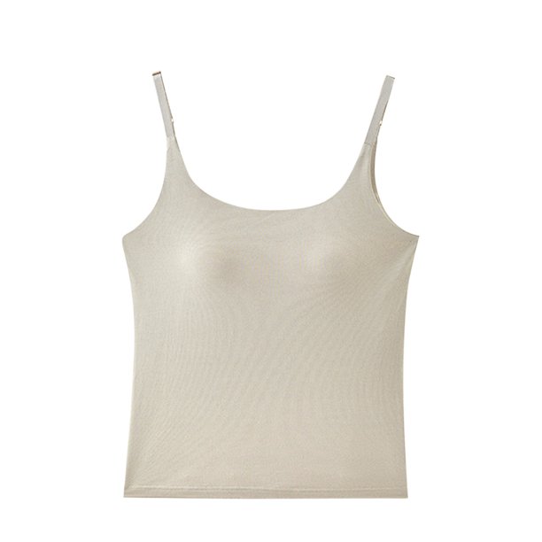 Tops de Manga Corta de las Mujeres Casual, Moda de Color Sólido, con la Almohadilla de Pecho Top de Pijama para las Mujeres